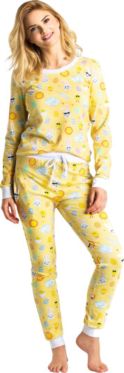 Silly Santa Påskepyjamas Dame - Small Silly Santa Påskepyjamas Dame - Small