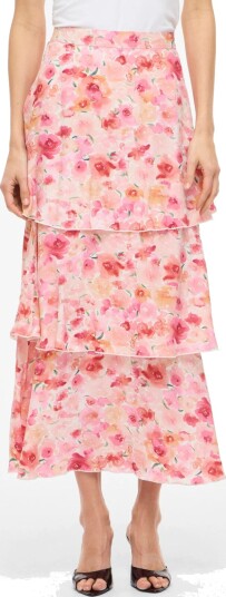Vila Viastra Hw Flounce Ankel Skirt/Dc Pink 38