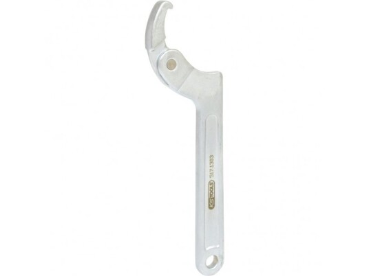Ks Tools 517.1303, Hakenøkkel, Krom, Kromvanadiumstål, Skralle, 32,34,35,36,40,41,42,45,50,52,55,58,60,62,70,75 Mm, 20,5 Cm