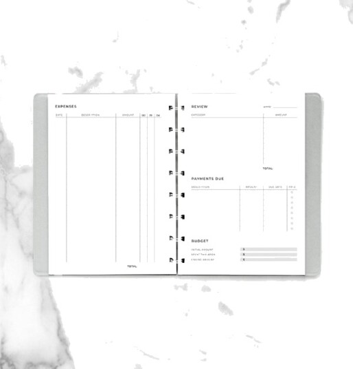Budget Planner Notesbog Refill A5