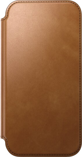 Nomad Modern Leather Folio - english tan - iPhone 18 Pro Max/17 Pro Max