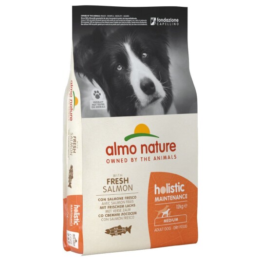 Holistic Almo Nature Adult Medium Laks & Ris 12 kg Holistic Almo Nature Adult Medium Laks & Ris 12 kg