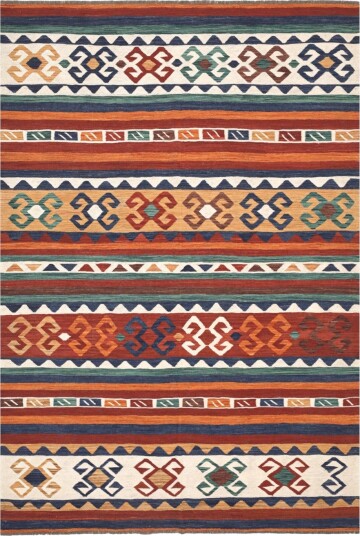 Orientalsk Teppe Hazara Kelim Hand Woven 205 x 287 cm Størrelse: 205 x 287 cm