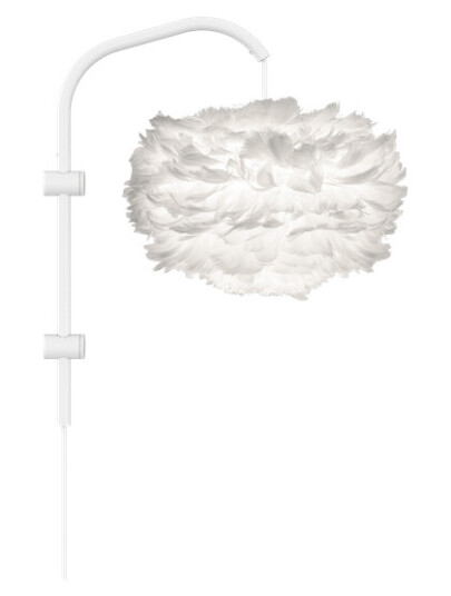 Umage Eos Willow Vegglampe Mini Hvit med Oppheng i Hvit
