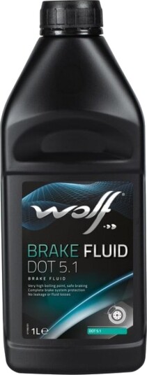 Bremsevæske WOLF DOT 5.1 1L Bremsevæske WOLF DOT 5.1 1L