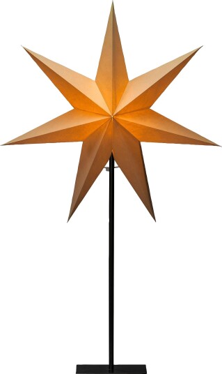 Jotex Papirstjerne metallfot høyde 80 cm Beige 1744899030