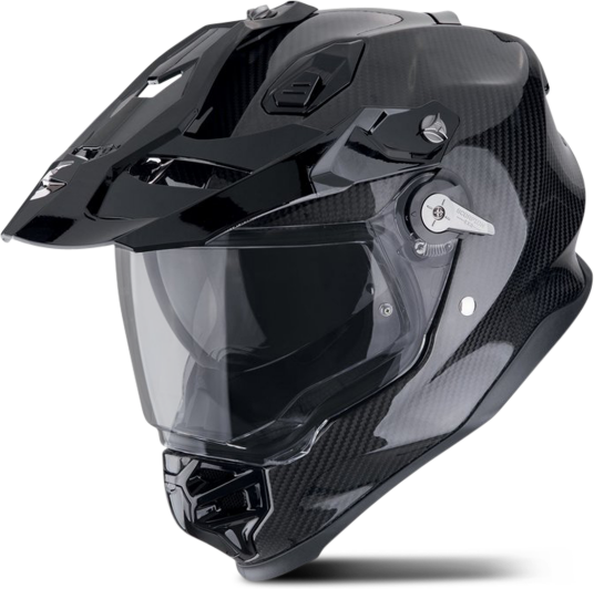 Scorpion Adventurehjelm ADF-9000 Karbon Air Solid Svart Scorpion Adventurehjelm ADF-9000 Karbon Air Solid Svart