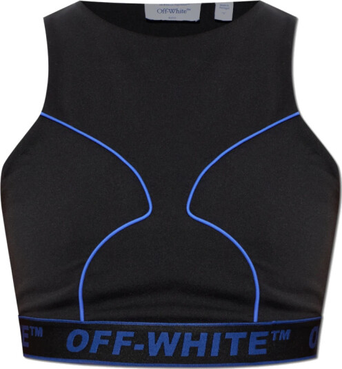 Off White Dame Topper Svart L,