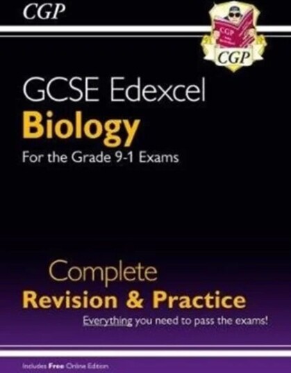 Grade 9-1 Gcse Biology Edexcel Complete Revision & Practice With Online Edition: Ideal For The 2023 Av Cgp Books