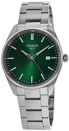 Tissot Dameklokke T150.210.11.091.00 PR 100 Grønn/Stål Ø34 mm