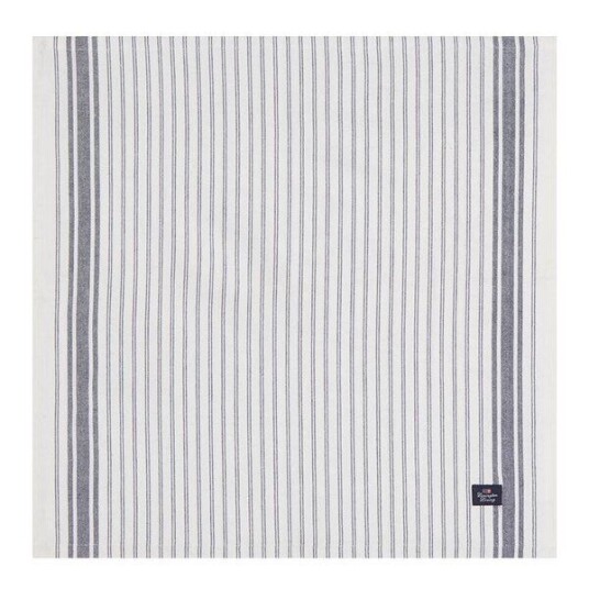 Lexington Icons stripete oxfordserviett 50x50 cm hvit/dress blå Lexington Icons stripete oxfordserviett 50x50 cm hvit/dress blå