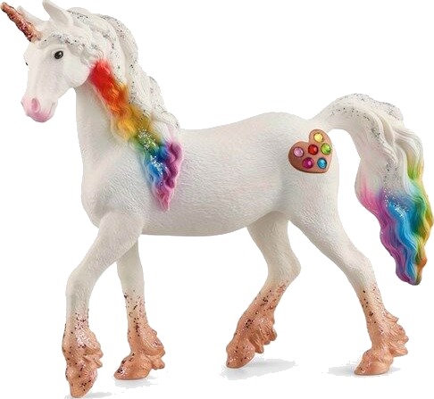 Schleich Rainbow Love Enhjørning Figur i Plast - Fargerik Dyr Lekefigur