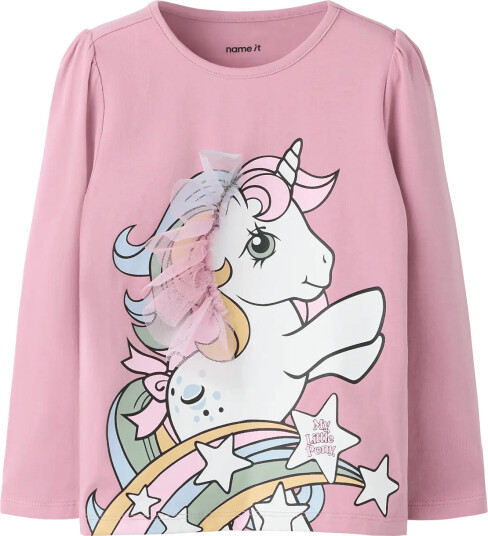 Name It Nmfjolla Mlp Ls Top Noos Cplg Pink 98
