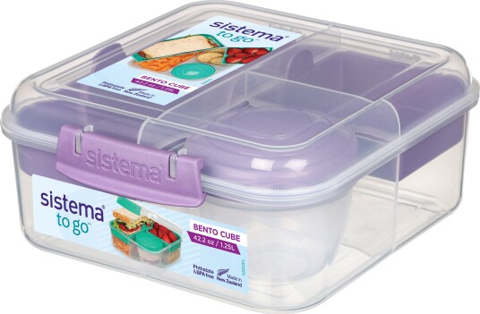 Matboks Bento Cube To Go 1,25l ass Matboks Bento Cube To Go 1,25l ass