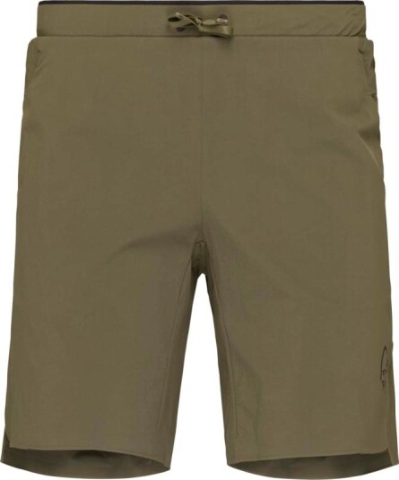 Norrøna Men's Senja Flex1 9" Shorts S, Olive Night