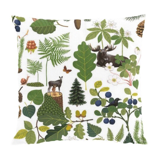 Arvidssons Textil Skogsliv putetrekk 47 x 47 cm Grønn