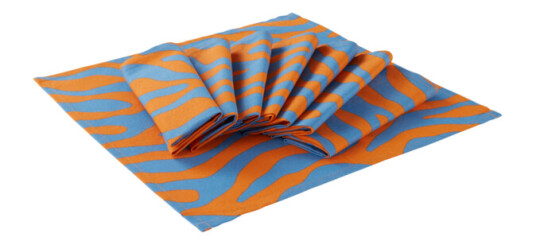 Jotex ZOE serviett 8-pk Oransje/blå 1702161-02-0 1702161-01-0