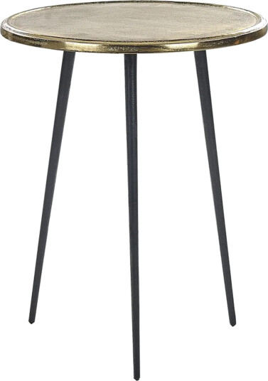 Ferdinanda Sidebord 43 cm - Gull/Svart