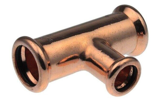 Vsh Fabrieken Xpress copper reduced t-piece fff 18x15x15