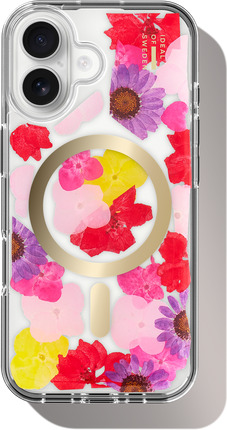 Ideal Of Sweden Clear MagSafe Case iPhone 17 Tropical Floral