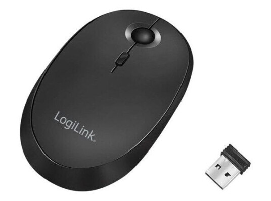 LogiLink Trådløs Mus med Bluetooth 2.4 GHz - 1600 DPI - Svart LogiLink Trådløs Mus med Bluetooth 2.4 GHz - 1600 DPI - Svart