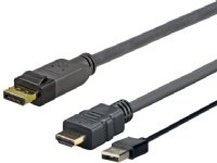 VivoLink Pro - Videokabel - DisplayPort hann til USB, HDMI hann - 1 m - 4K-støtte