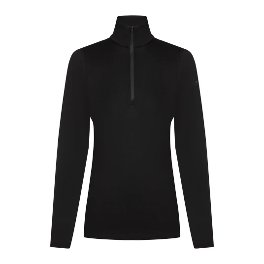 Icebreaker W 200 Oasis LS HalfZip Black Black XS