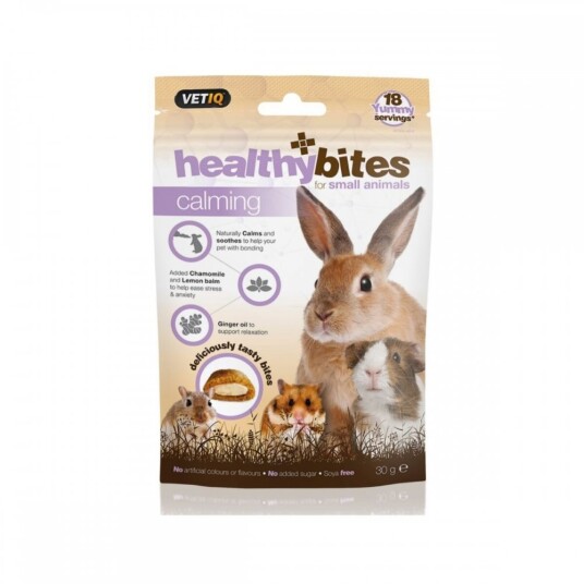 Vetiq Healthy Bites Calming For Smådyr 30 G Vetiq Healthy Bites Calming For Smådyr 30 G