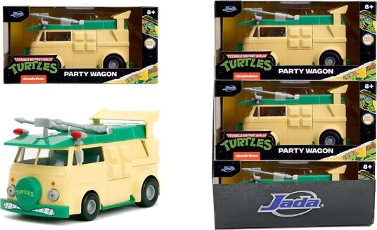 Jada Toys Turtles Party Wagon 1:32 Cream ONE SIZE