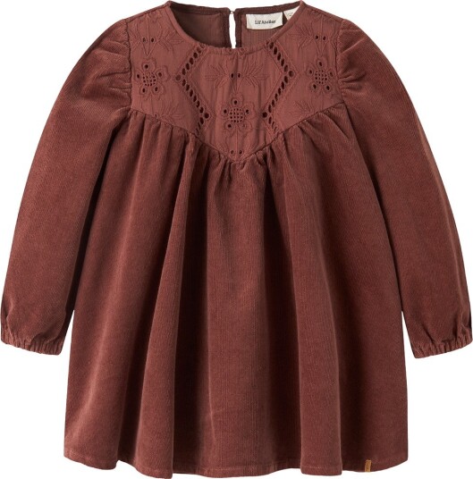 Lil"Atelier Nmfonellas Loose Cord Dress 1146 Hc Lil   Brown   92