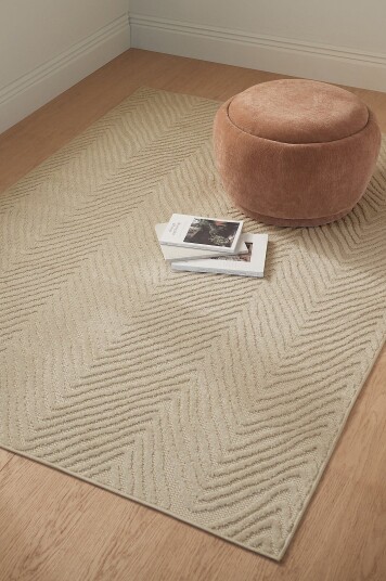 &Home Teppe Daisy Zigzag Beige &Home Teppe Daisy Zigzag Beige