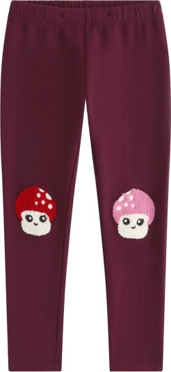 Lindex Leggings With Brushed Inside   DARK LILAC   110