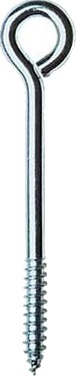 Øyebolt m/tregjenger rustfri 8 mm 80 mm 16 mm