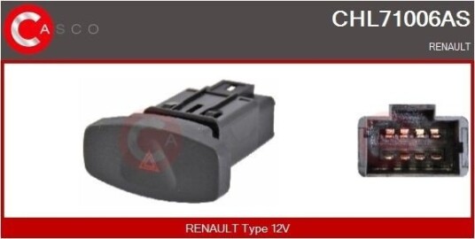 Varselblinklysbryter CASCO CHL71006AS