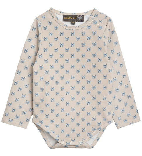 Hanevild Bow Romper Beige 74