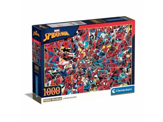 Clementoni Impossible Spider-Man, 1000 Stk, Tegneserier, 18 År