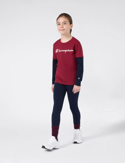Champion Long Sleeve T-Shirt Red 126-131