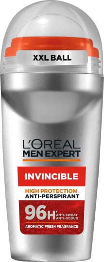L'Oréal Paris Men Expert Invincible 96 Hours Roll-On Deodorant 50 ml Herredeodorant L'Oréal Paris Men Expert Invincible 96 Hours Roll-On Deodorant 50 ml Herredeodorant