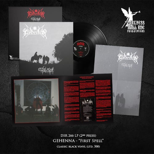 Gehenna  First Spell  LP/Vinyl