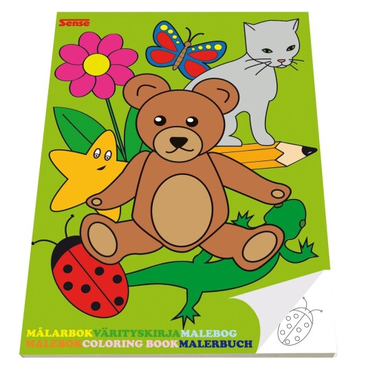 Sense Malebok for de minste 36 sider