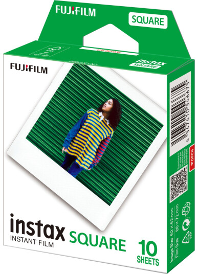 Fujifilm Instax Square Film Fotopapir Hvit Kant 10 ark Fujifilm Instax Square Film Fotopapir Hvit Kant 10 ark