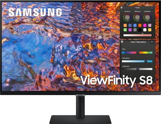 Samsung ViewFinity S8 32" 4K IPS Skjerm med HDMI Sort Samsung ViewFinity S8 32" 4K IPS Skjerm med HDMI Sort