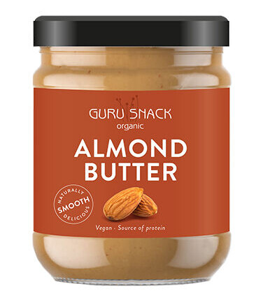 Guru Snack Mandelsmør Smooth Ø 500g Guru Snack Mandelsmør Smooth Ø 500g