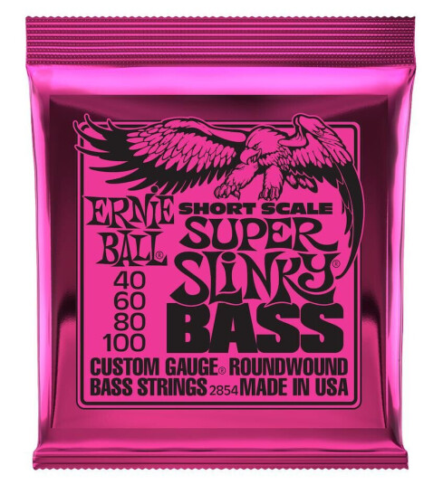 Ernie Ball Eb-2854 Short Scale 040-100 Sup-Slinky