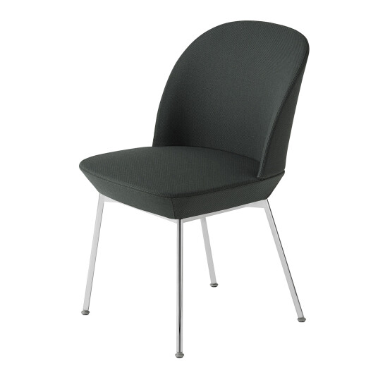 Muuto Oslo Side Chair Twill Weave 990 / Chrome