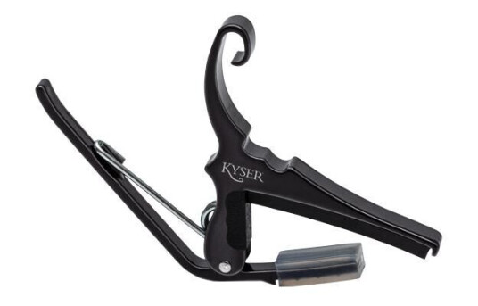 Kyser Kg6bca Capo For Akustisk Gitar Svart Chrome