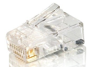 Equip 121140 Rj-45 8P8c Gjennomsiktig Cat5e Gull 172 G 11,7 Mm