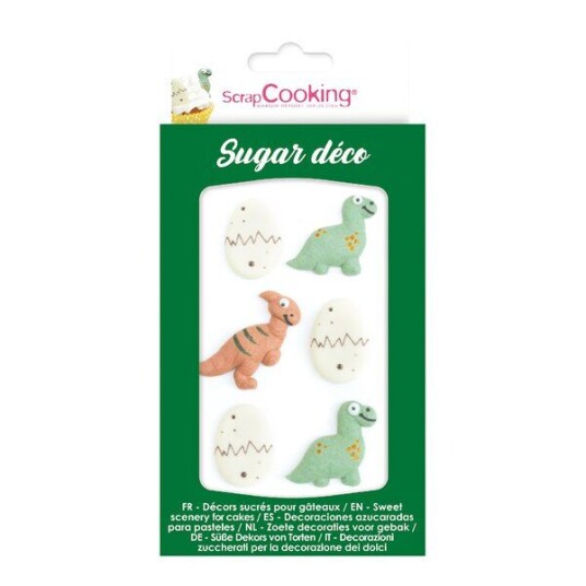 ScrapCooking   Kakepynt dinosaur 80 g multi