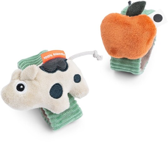 Done By Deer Håndleddsrangle 2 pack Dotti Green
