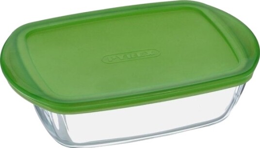 Pyrex Pyrg4crc23h Boks Rektangulær Grønn Gjennomsiktig Glass 1 Stykker Pyrex Pyrg4crc23h Boks Rektangulær Grønn Gjennomsiktig Glass 1 Stykker